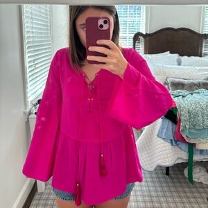 Lilly Pulitzer Fuchsia Top
